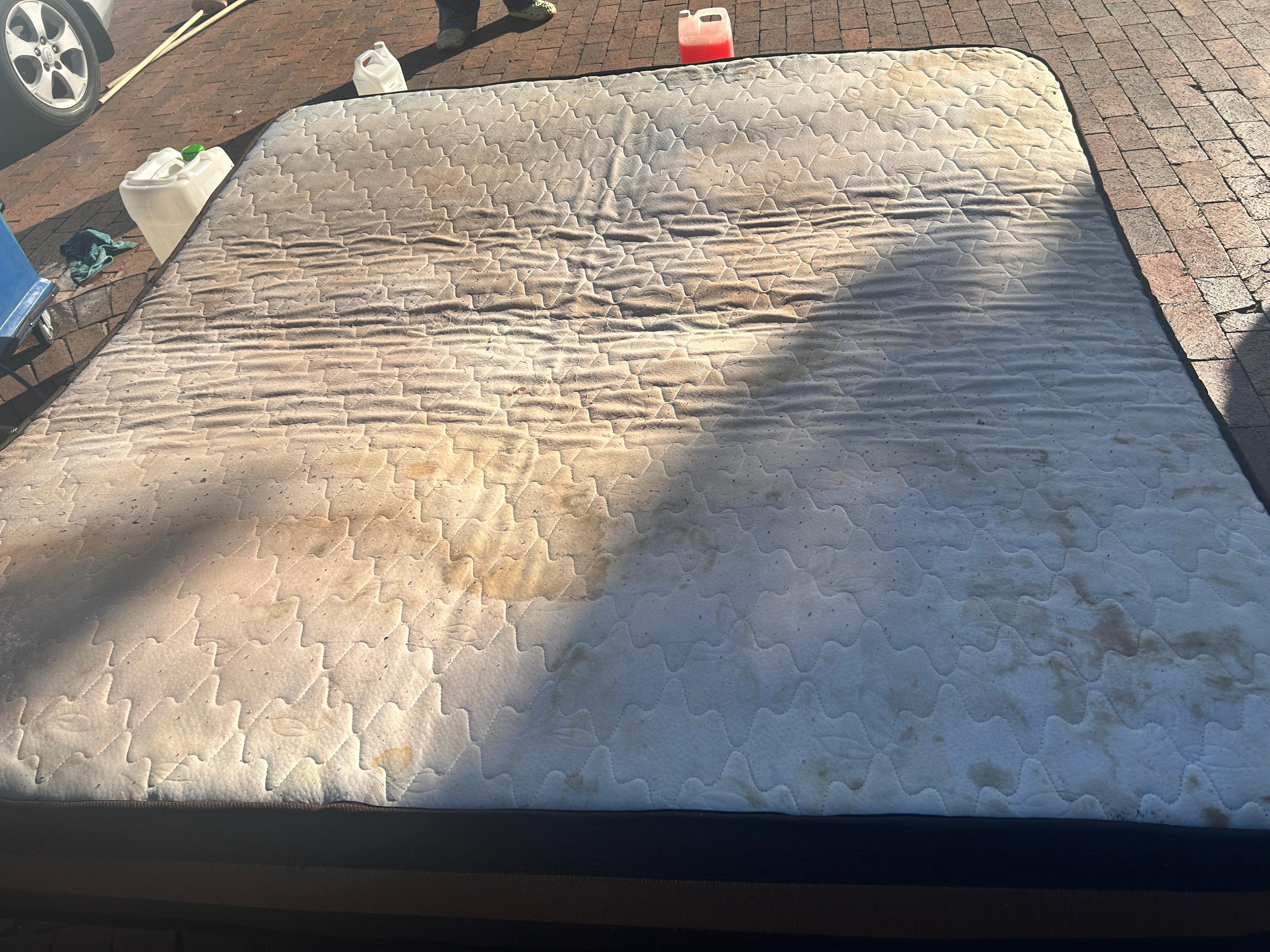 Mattress before