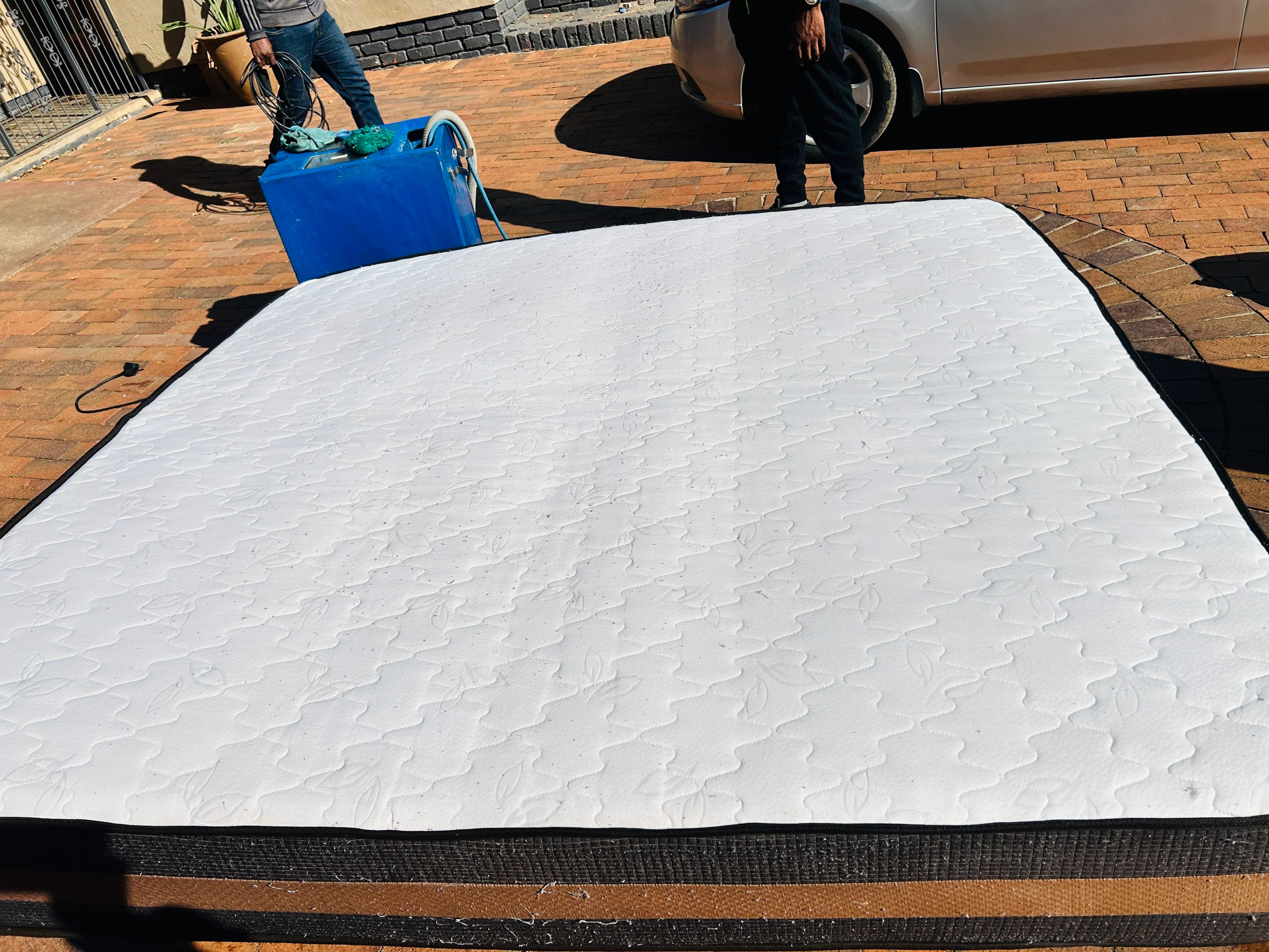 Mattress after extraction cleaning
